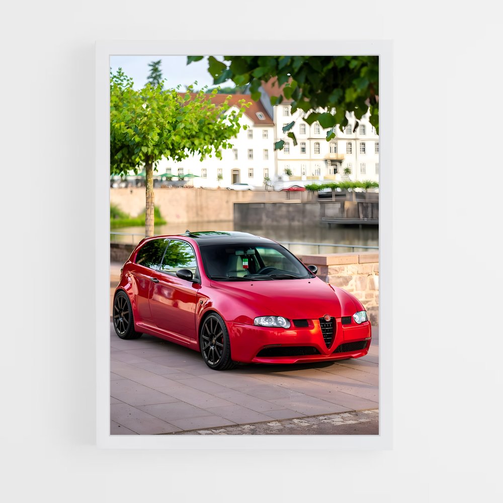 Poster Alfa Racer – affiche Alfa Romeo (vue 3)
